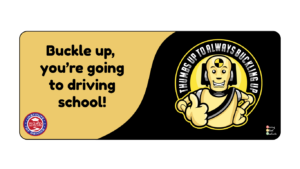 Buckle up student driver, you're going to driving school!