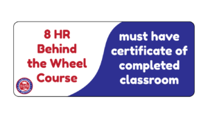 8 Hour Behind the Wheel Driver's Education Course